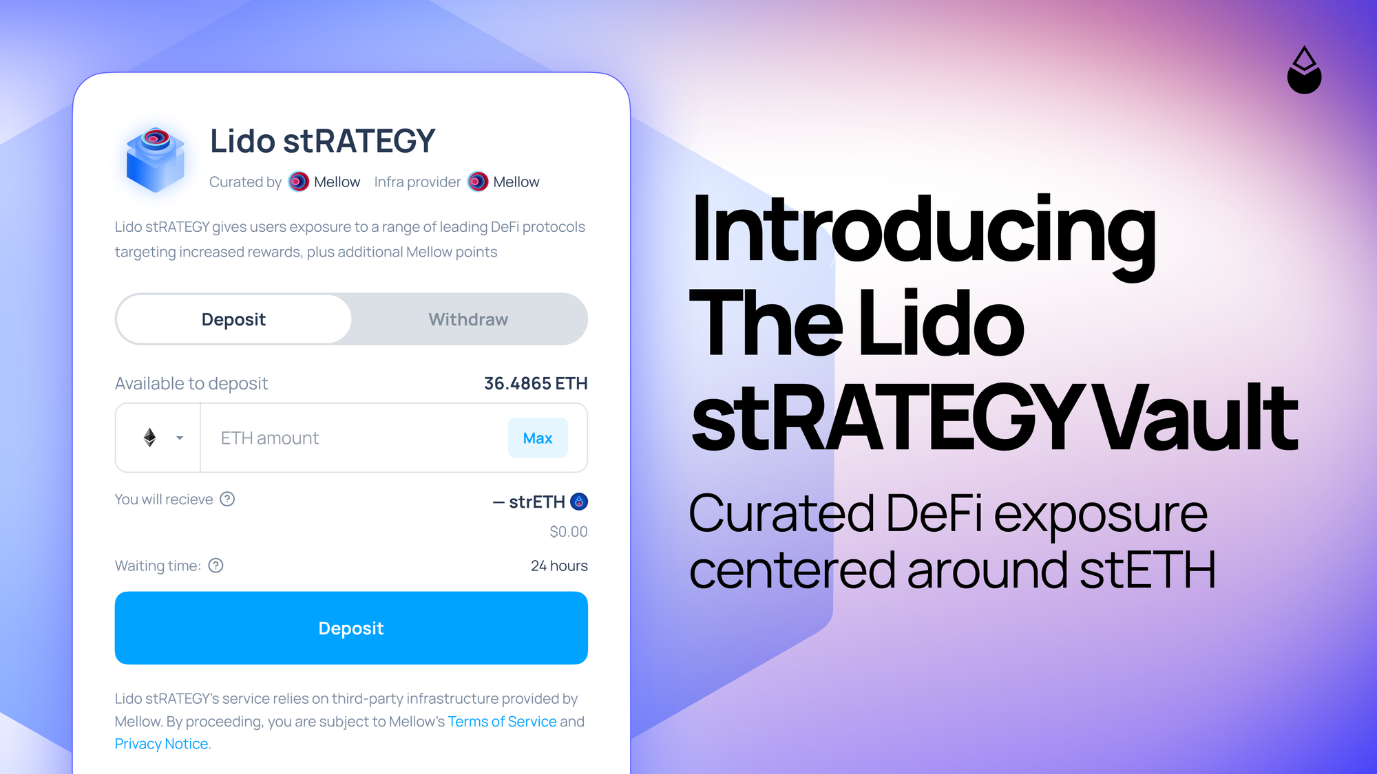 Introducing the Lido stRATEGY Vault
