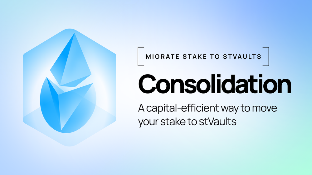 Validator Consolidation: A Capital-Efficient Way to Migrate to stVaults
