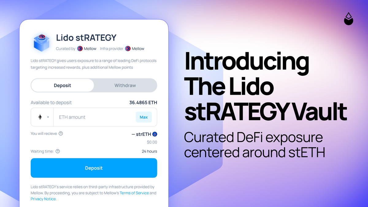 Introducing the Lido stRATEGY Vault