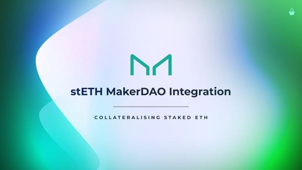 Guide: Use Lido's stETH wstETH as Collateral on Maker