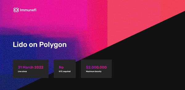 Lido on Polygon | Bug Bounty Terms