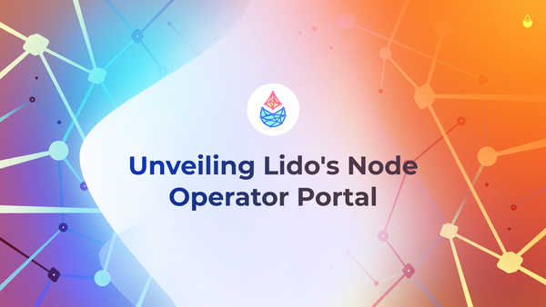 Unveiling Lido's Node Operator Portal