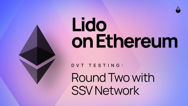 Lido on Ethereum: SSV Network Testing V2