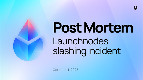 Post Mortem: Lido on Ethereum Launchnodes Slashing Incident