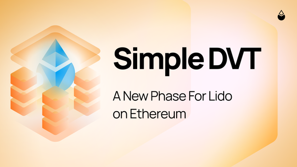 Simple DVT: A New Phase For Lido on Ethereum
