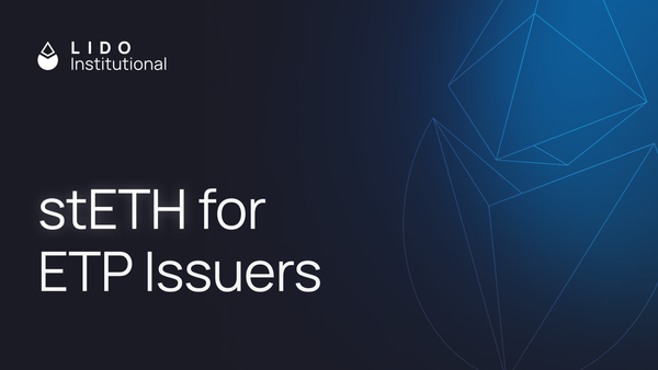 stETH for ETP Issuers