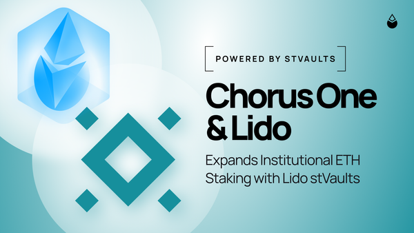 Lido V3 & Chorus One: Expanding Institutional ETH Staking with stVaults